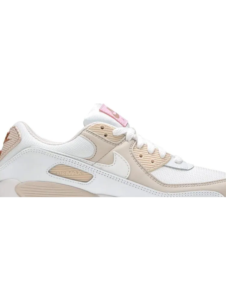 Кроссовки Nike Wmns Air Max 90 'Light Orewood Brown' — изображение 2 из 8, белый