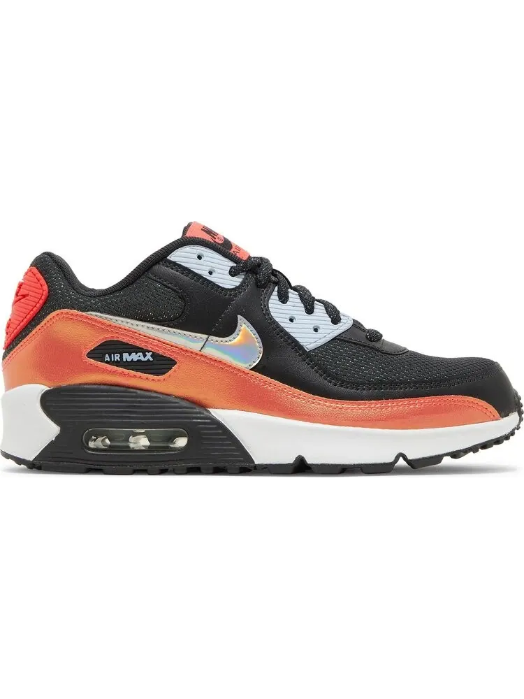 Кроссовки Nike Air Max 90 FP GS 'Black Laser Crimson' — изображение 1 из 8, черный