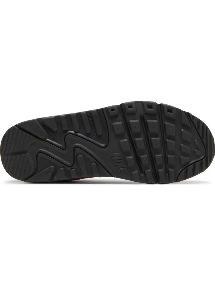 Кроссовки Nike Air Max 90 FP GS 'Black Laser Crimson' — изображение 4 из 8, черный