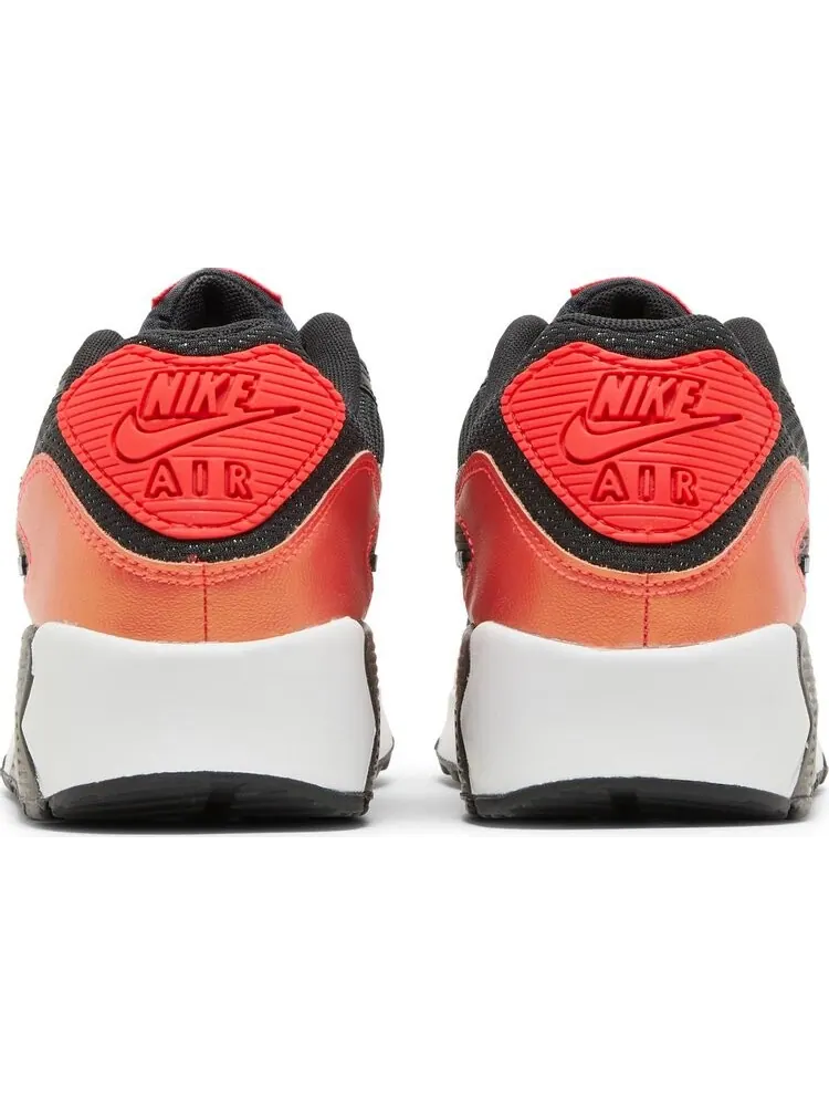 Кроссовки Nike Air Max 90 FP GS 'Black Laser Crimson' — изображение 6 из 8, черный