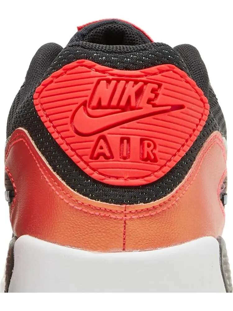 Кроссовки Nike Air Max 90 FP GS 'Black Laser Crimson' — изображение 7 из 8, черный