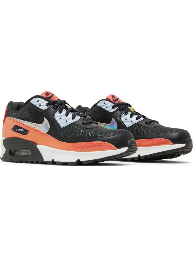 Кроссовки Nike Air Max 90 FP GS 'Black Laser Crimson' — изображение 8 из 8, черный
