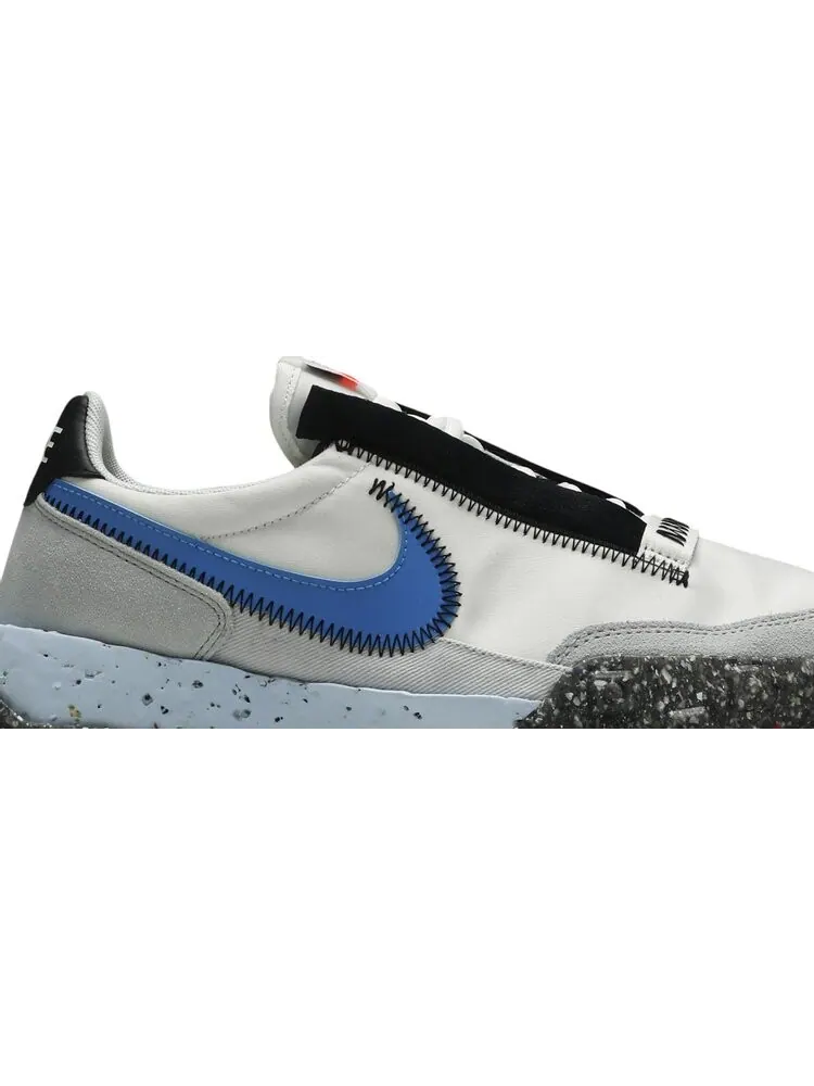 Кроссовки Nike Wmns Waffle Racer Crater 'Photon Dust Blue' — изображение 2 из 8, белый