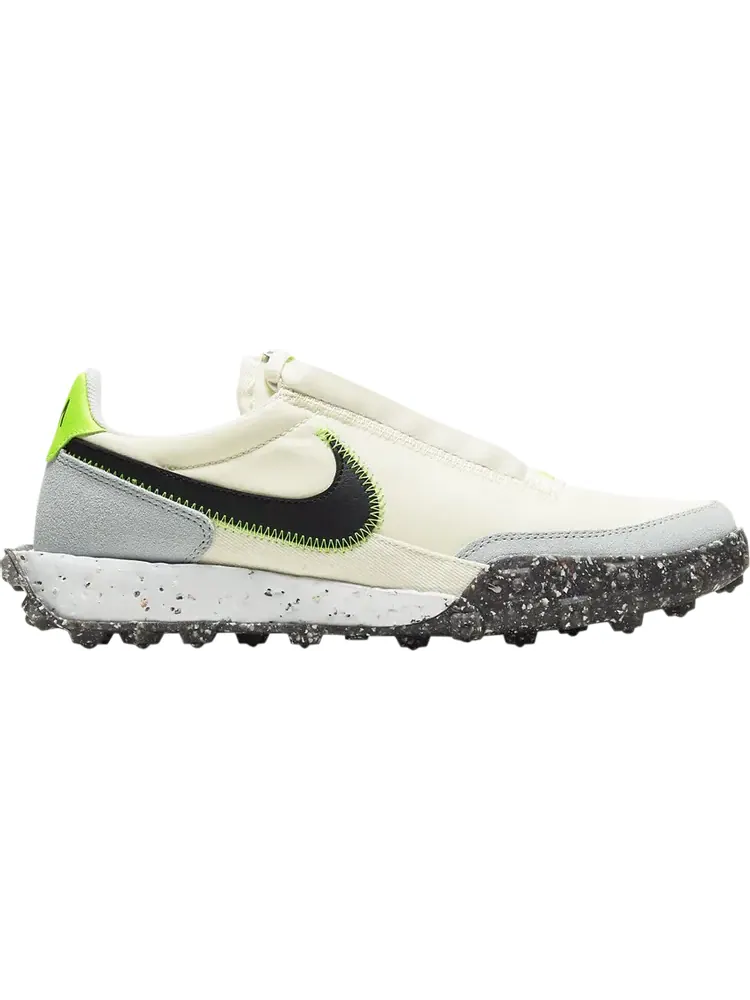 Кроссовки Nike Wmns Waffle Racer Crater 'Pale Ivory Electric Green' — изображение 1 из 1, бежевый