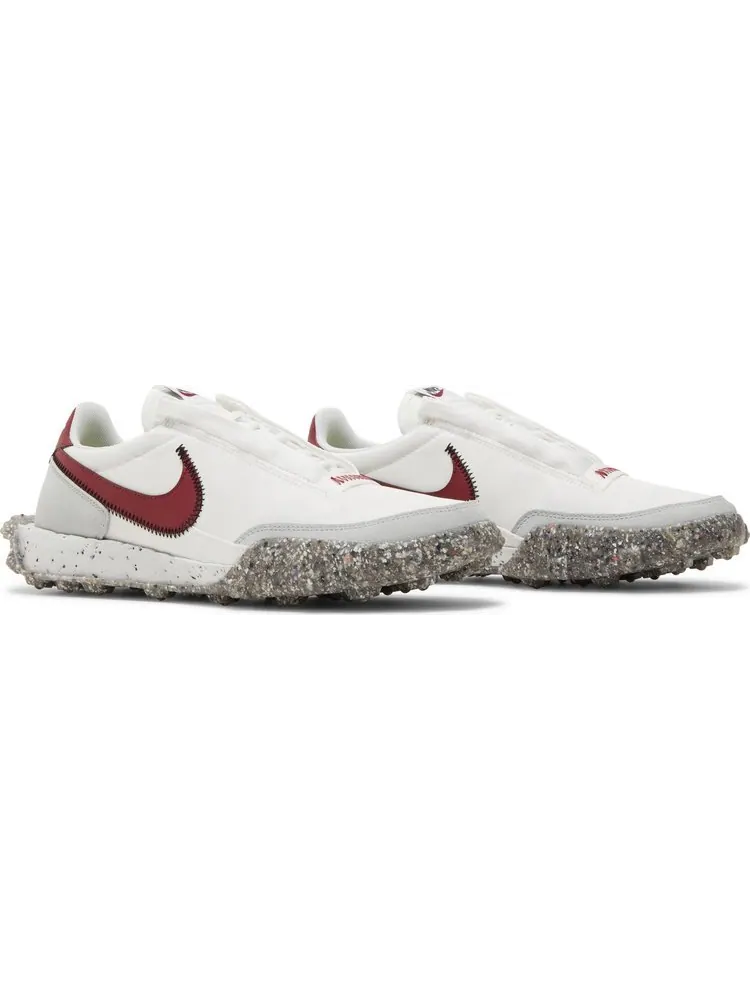 Кроссовки Nike Wmns Waffle Racer Crater 'Summit White Team Red' — изображение 8 из 8, белый
