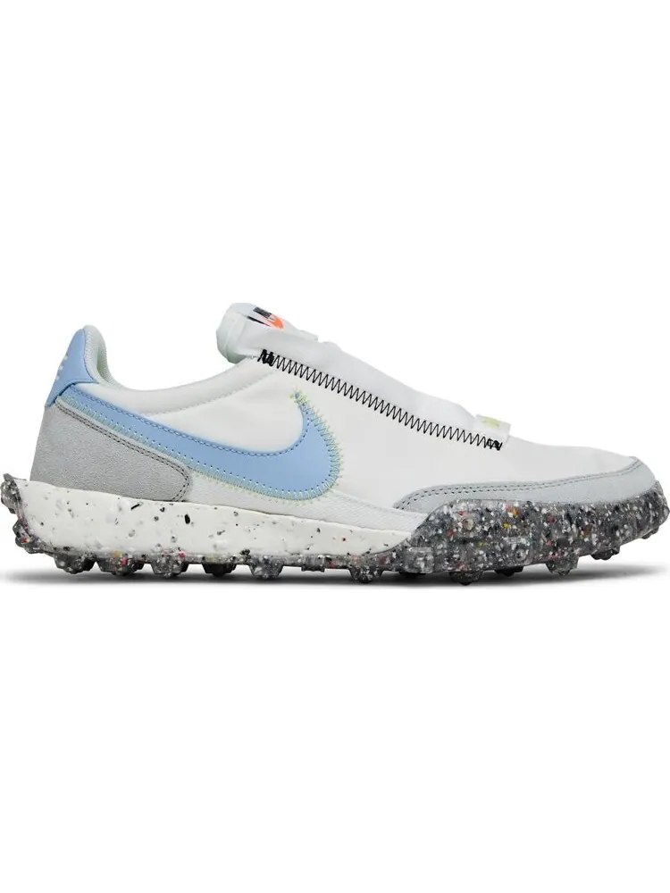 Кроссовки Nike Wmns Waffle Racer Crater 'Summit White Aluminum' — изображение 1 из 8, белый