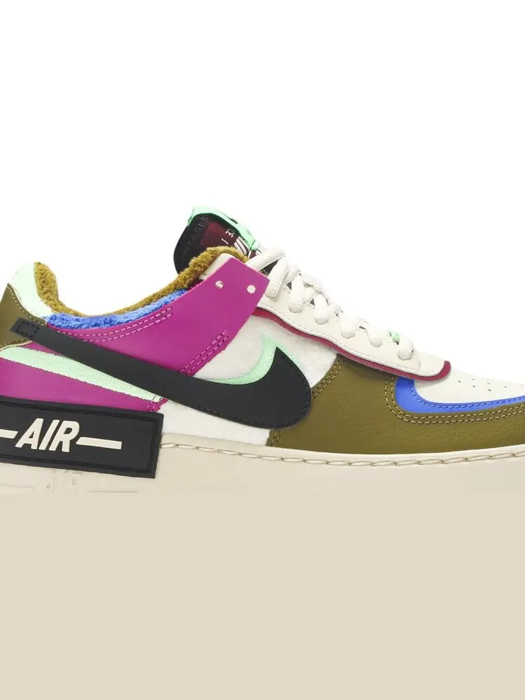Кроссовки Nike Wmns Air Force 1 Shadow SE 'Cactus Flower' — изображение 2 из 8, зеленый