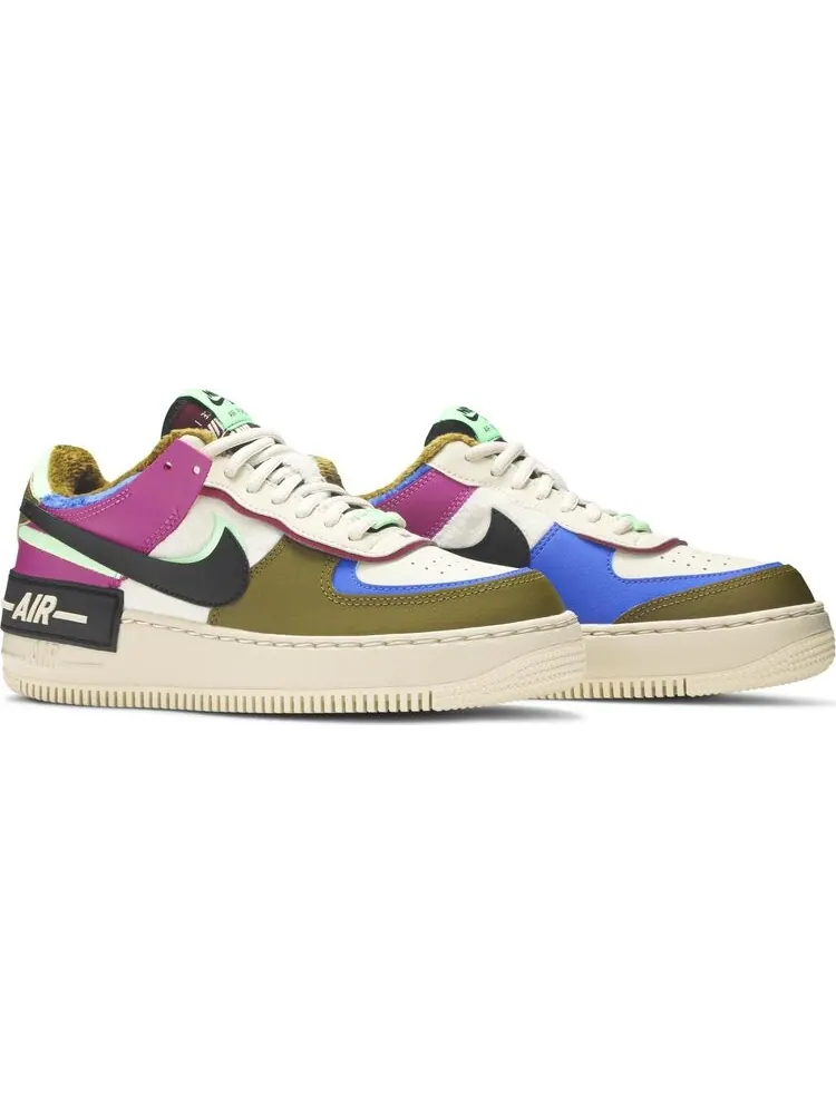 Кроссовки Nike Wmns Air Force 1 Shadow SE 'Cactus Flower' — изображение 8 из 8, зеленый
