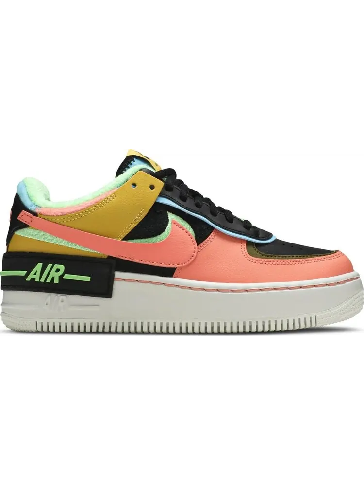 Кроссовки Nike Wmns Air Force 1 Shadow SE 'Solar Flare Atomic Pink' — изображение 1 из 8, мульти