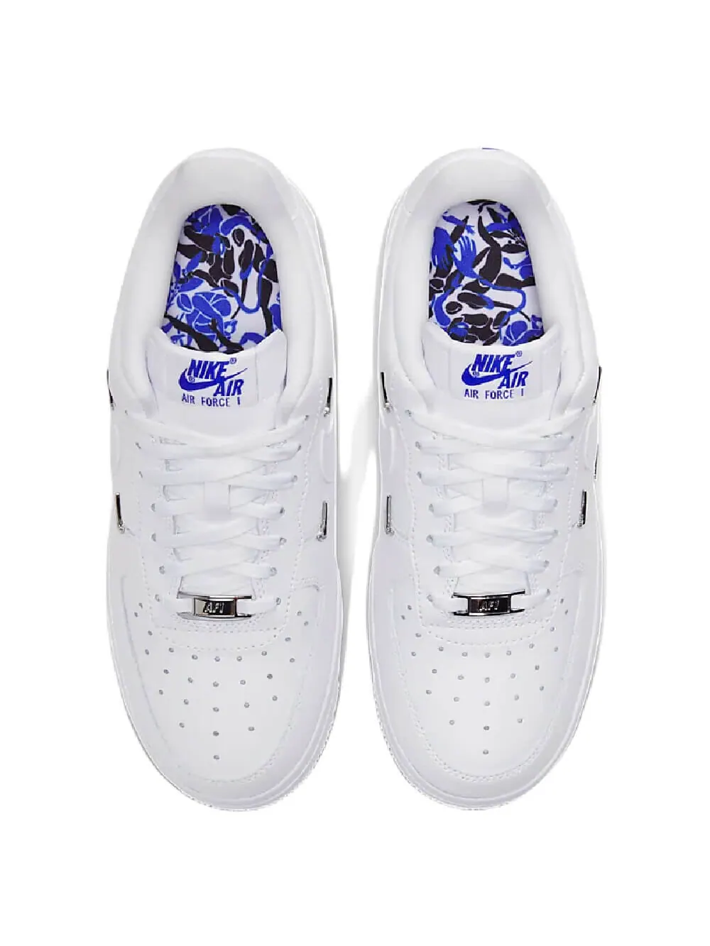 Кроссовки Nike Air Force 1 07 LX — изображение 3 из 9, белый/синий