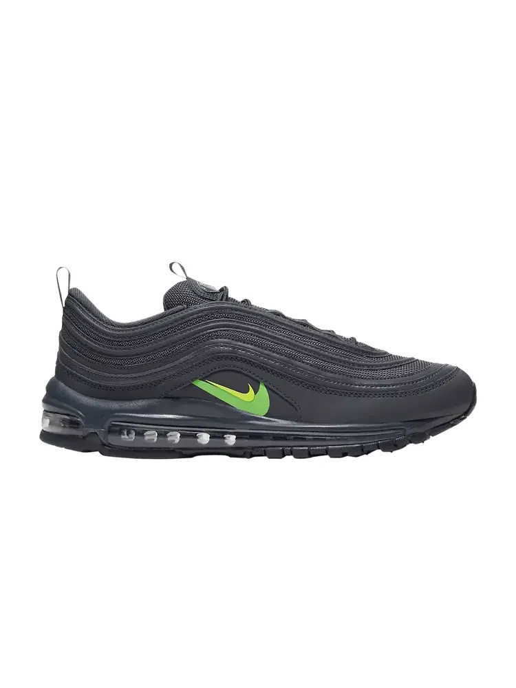 Кроссовки Nike Air Max 97 'Double Green Swoosh' — изображение 1 из 1, черный