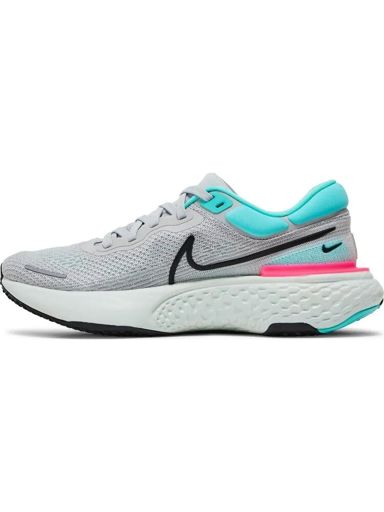 Кроссовки Nike ZoomX Invincible Run Flyknit 'Grey Fog Dynamic Turquoise' — изображение 3 из 8, серый