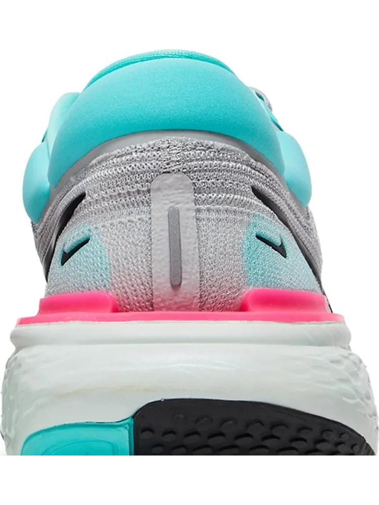 Кроссовки Nike ZoomX Invincible Run Flyknit 'Grey Fog Dynamic Turquoise' — изображение 7 из 8, серый