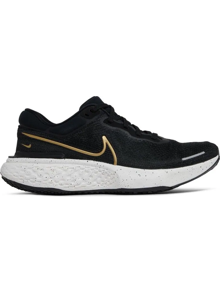 Кроссовки Nike ZoomX Invincible Run Flyknit 'Black Metallic Gold' — изображение 1 из 8, черный