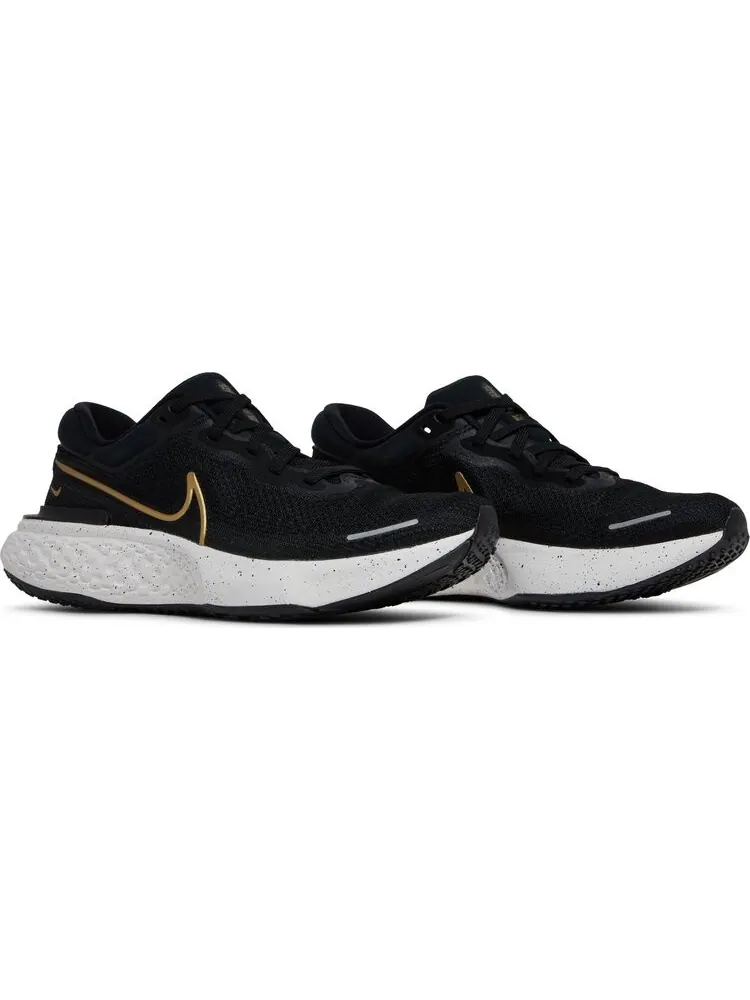 Кроссовки Nike ZoomX Invincible Run Flyknit 'Black Metallic Gold' — изображение 8 из 8, черный