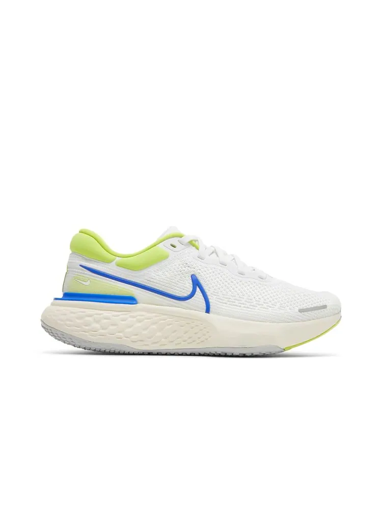Кроссовки ZoomX Invincible Run Flyknit 'White Cyber Blue' — изображение 1 из 8, белый синий