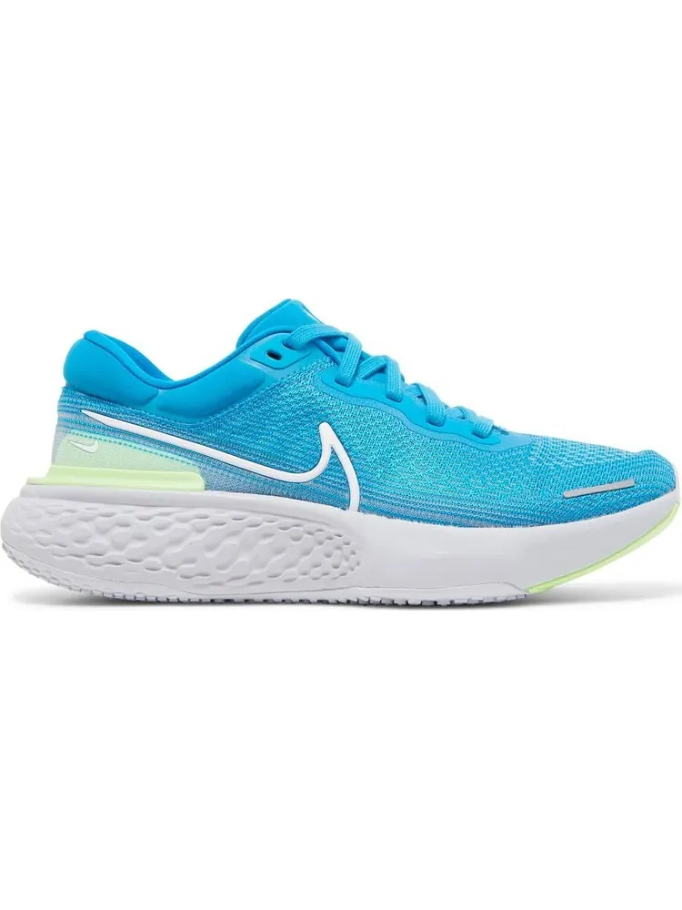 Кроссовки Nike ZoomX Invincible Run Flyknit 'Blue Orbit Lime Glow' — изображение 1 из 8, синий