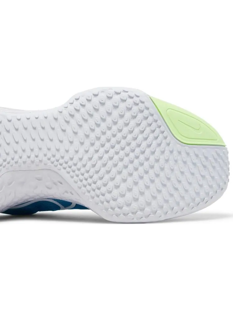 Кроссовки Nike ZoomX Invincible Run Flyknit 'Blue Orbit Lime Glow' — изображение 5 из 8, синий
