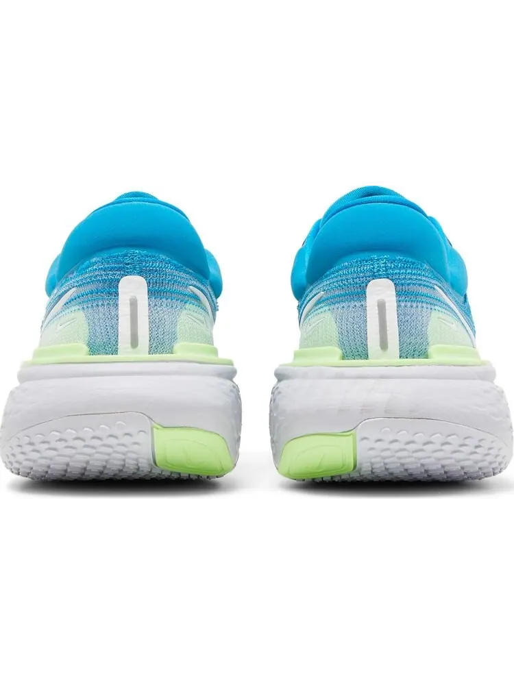 Кроссовки Nike ZoomX Invincible Run Flyknit 'Blue Orbit Lime Glow' — изображение 6 из 8, синий
