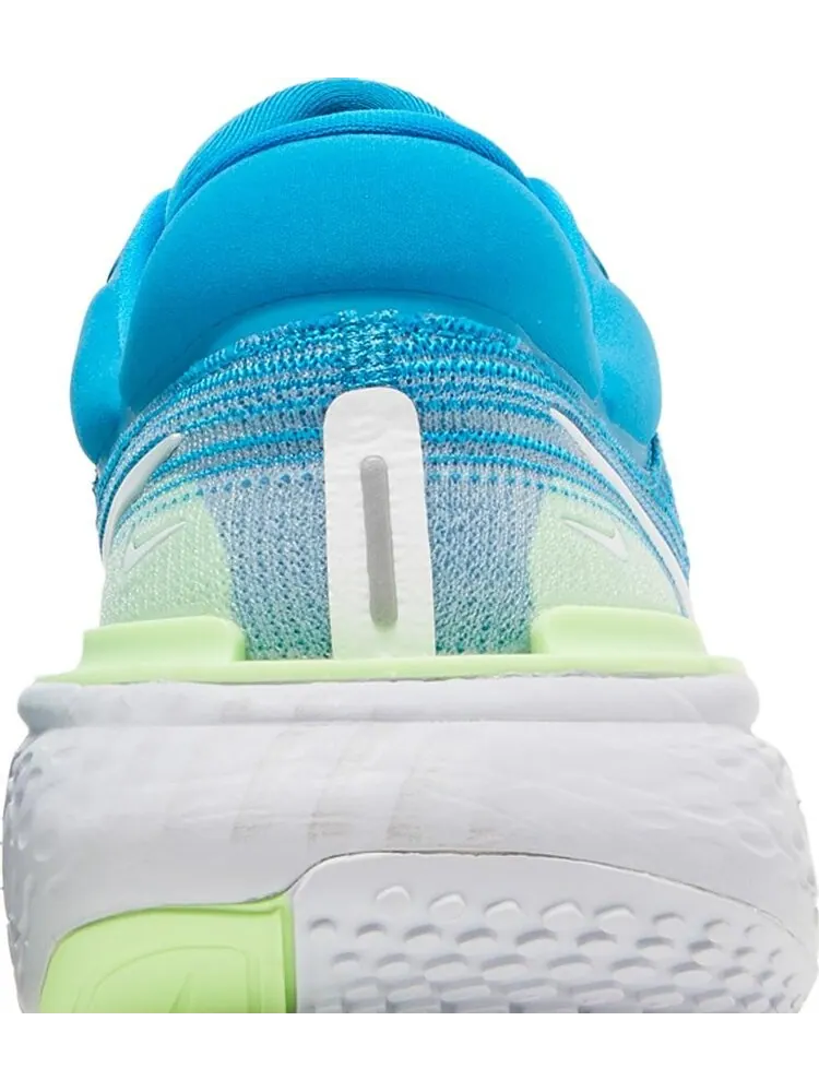 Кроссовки Nike ZoomX Invincible Run Flyknit 'Blue Orbit Lime Glow' — изображение 7 из 8, синий