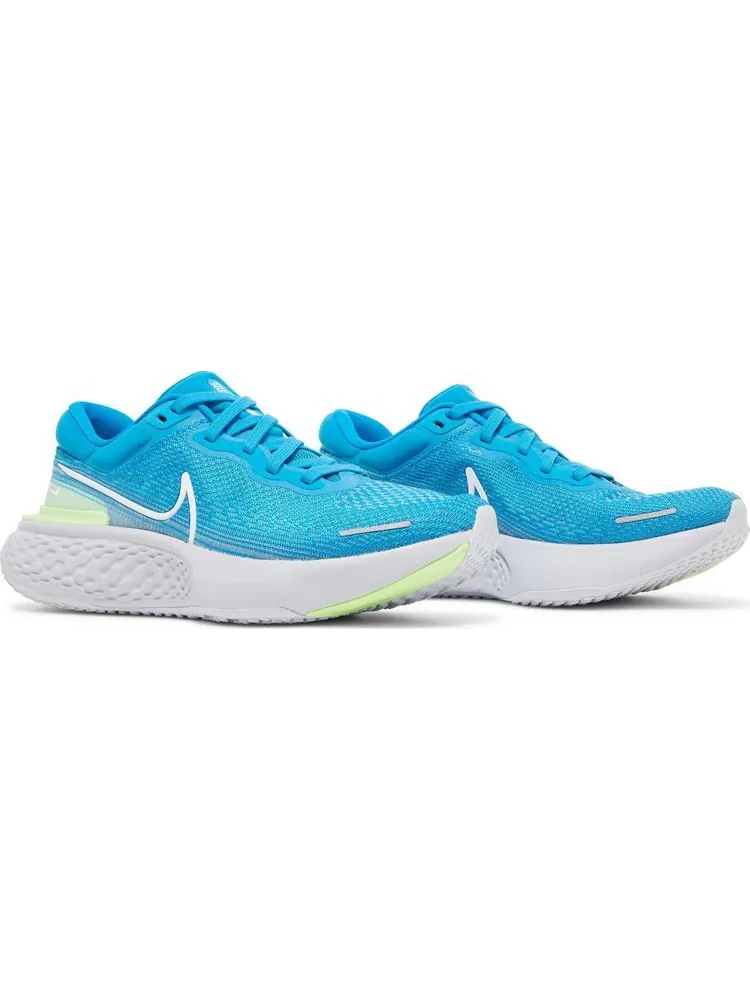 Кроссовки Nike ZoomX Invincible Run Flyknit 'Blue Orbit Lime Glow' — изображение 8 из 8, синий