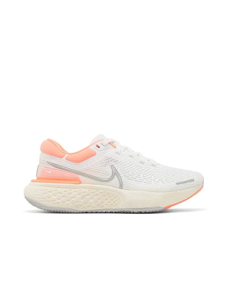 Кроссовки Nike Wmns ZoomX Invincible Run Flyknit 'White Bright Mango' — изображение 2 из 9