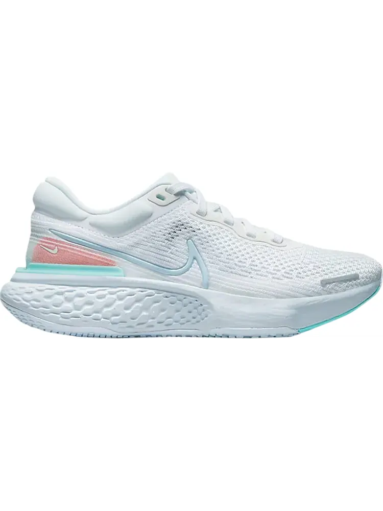 Кроссовки Nike Wmns ZoomX Invincible Run Flyknit 'White Dynamic Turquoise' — изображение 1 из 1, белый