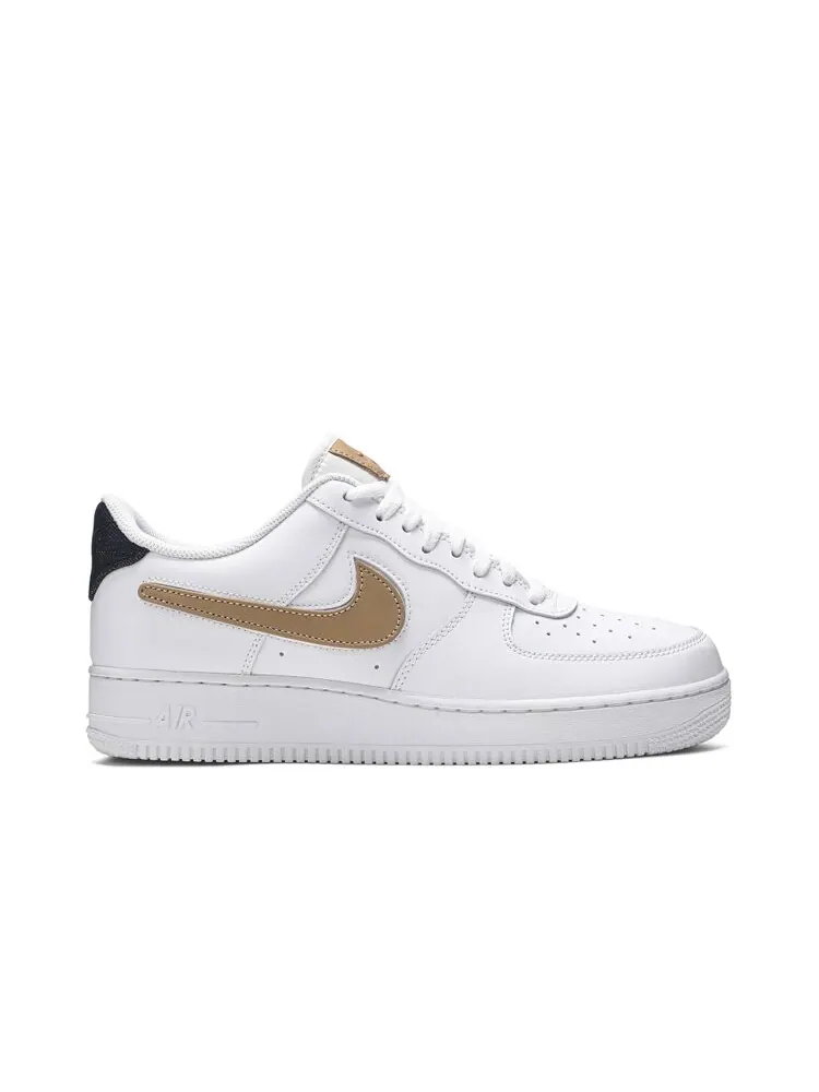 Кроссовки Nike Air Force 1 Low '07 LV8 'Removable Swoosh - White Vachetta Tan' — изображение 1 из 4, белый