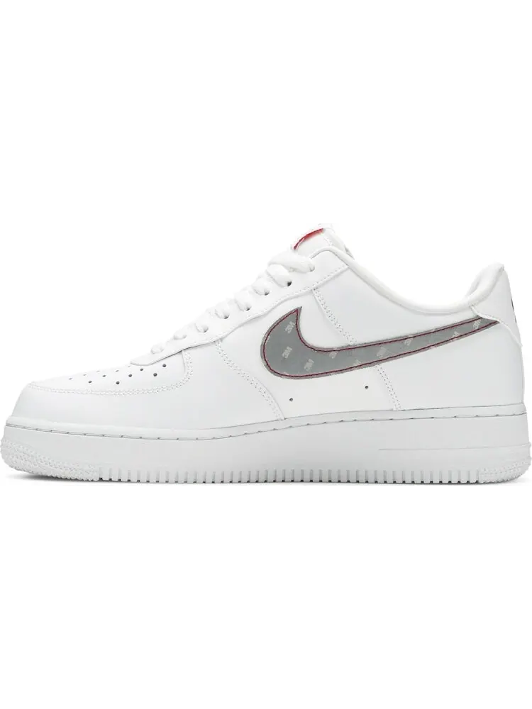 Кроссовки Nike 3M x Air Force 1 '07 'White' — изображение 3 из 8, белый