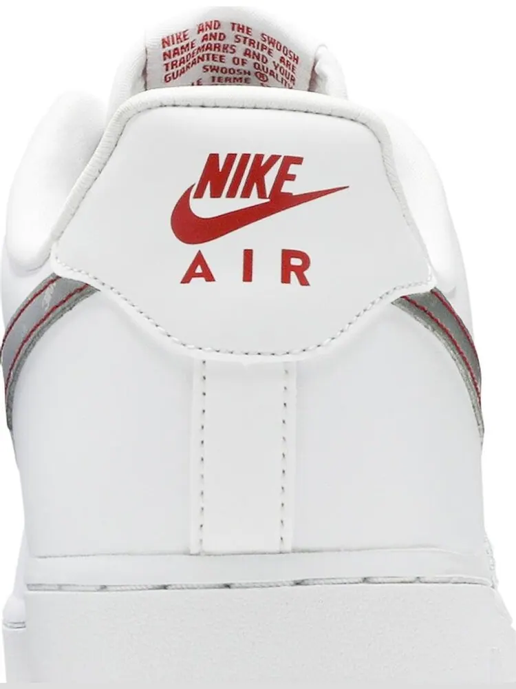Кроссовки Nike 3M x Air Force 1 '07 'White' — изображение 7 из 8, белый
