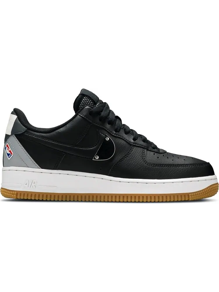 Кроссовки Nike NBA x Air Force 1 '07 LV8 'Black Wolf Grey' — изображение 1 из 8, черный