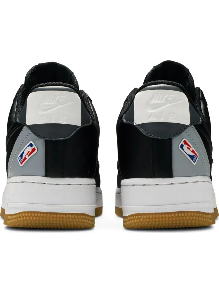 Кроссовки Nike NBA x Air Force 1 '07 LV8 'Black Wolf Grey' — изображение 6 из 8, черный