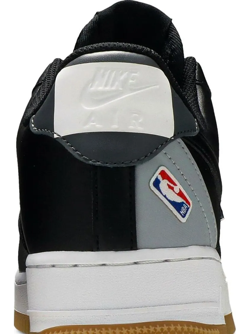 Кроссовки Nike NBA x Air Force 1 '07 LV8 'Black Wolf Grey' — изображение 7 из 8, черный