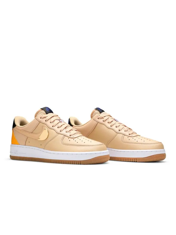 Кроссовки Nike NBA x Air Force 1 '07 LV8 'Sesame University Gold' — изображение 9 из 9