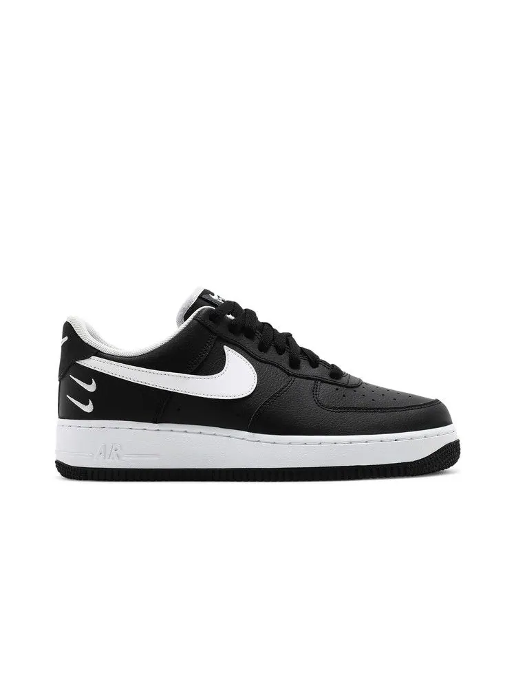 Кроссовки Nike Air Force 1 '07 LV8 'Double Swoosh - Black White' — изображение 2 из 9, черный/белый