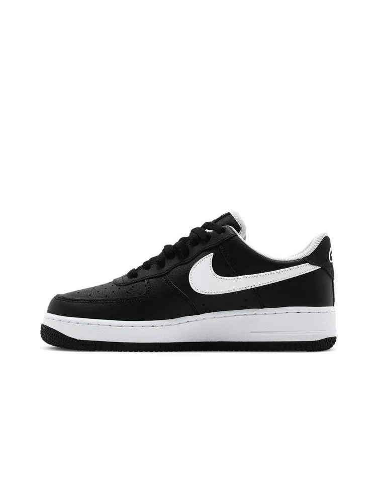 Кроссовки Nike Air Force 1 '07 LV8 'Double Swoosh - Black White' — изображение 4 из 9, черный/белый