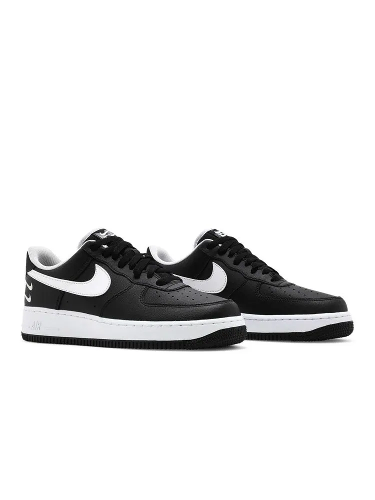 Кроссовки Nike Air Force 1 '07 LV8 'Double Swoosh - Black White' — изображение 9 из 9, черный/белый