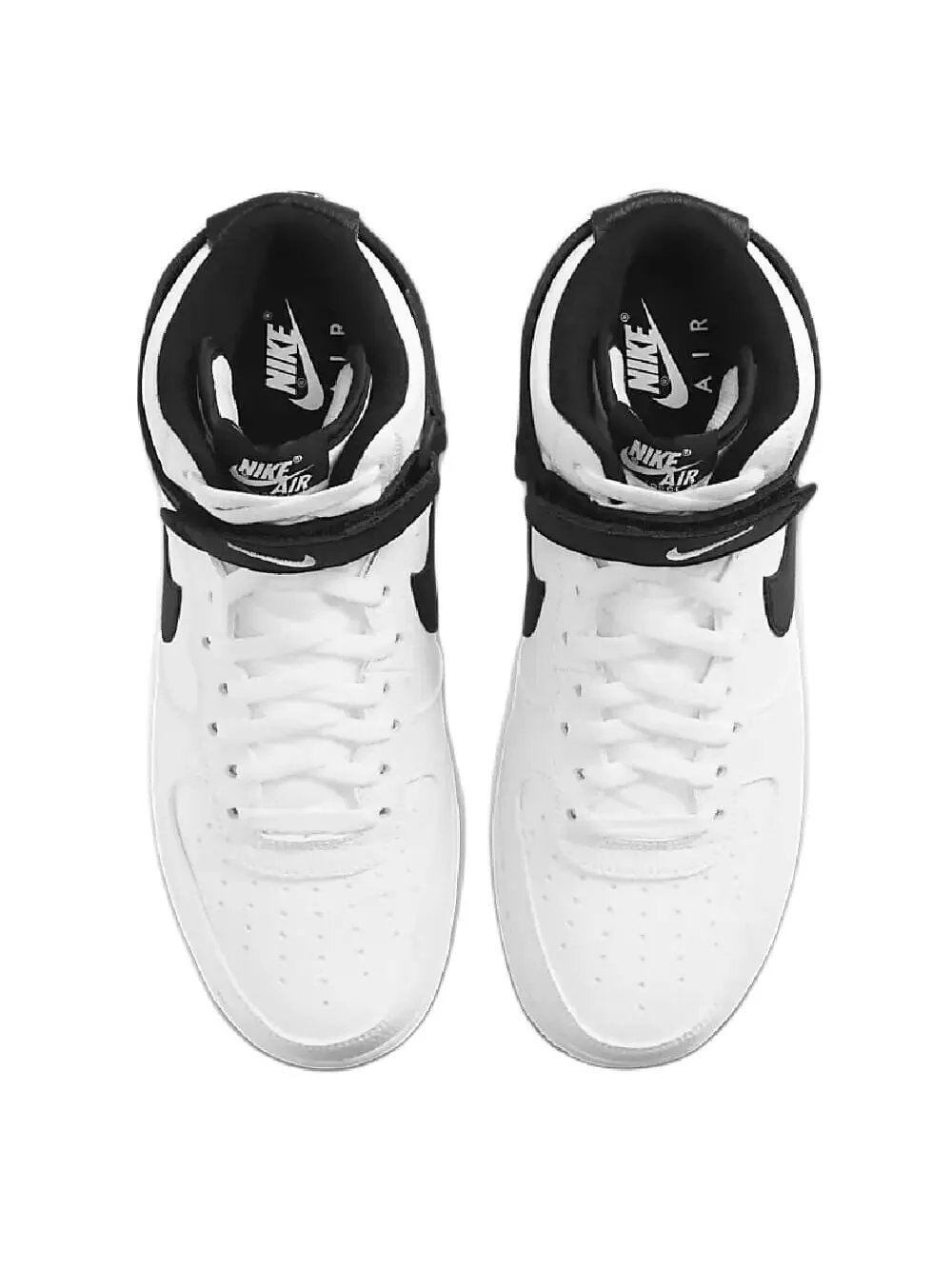 Кроссовки Nike Air Force 1 '07 High (белый/черный) — изображение 3 из 9