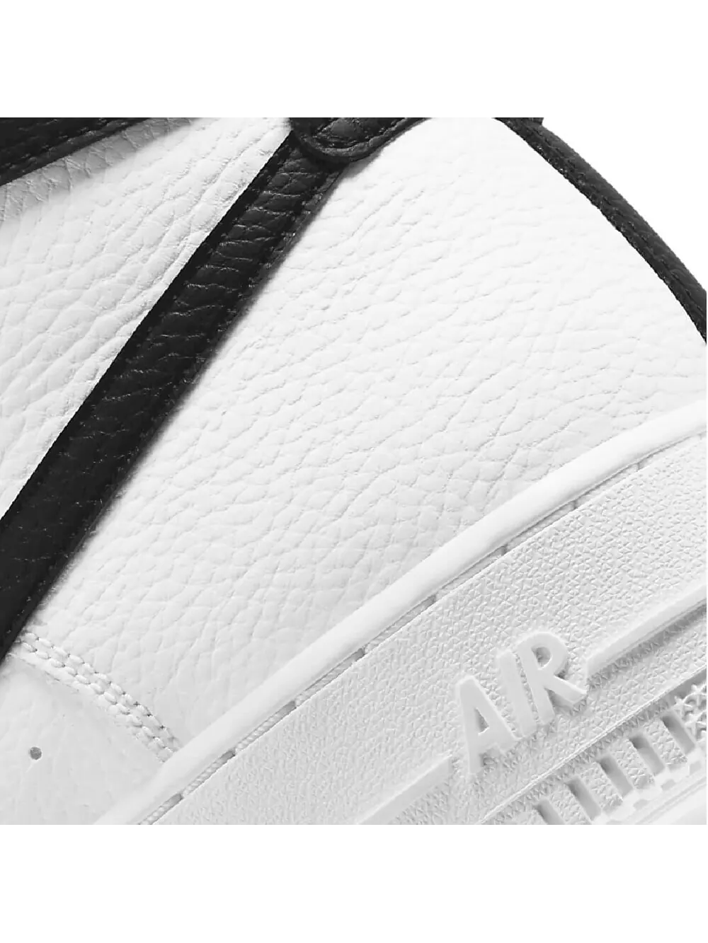 Кроссовки Nike Air Force 1 '07 High (белый/черный) — изображение 8 из 9