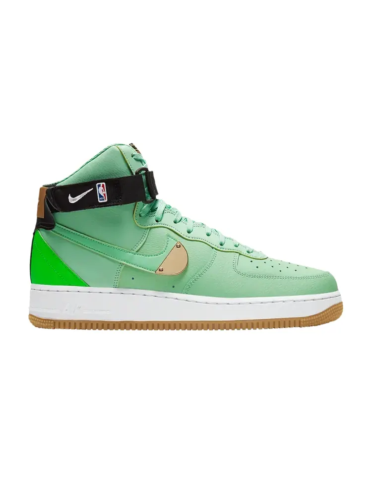 Кроссовки Nike NBA x Air Force 1 High — изображение 1 из 1, зеленый