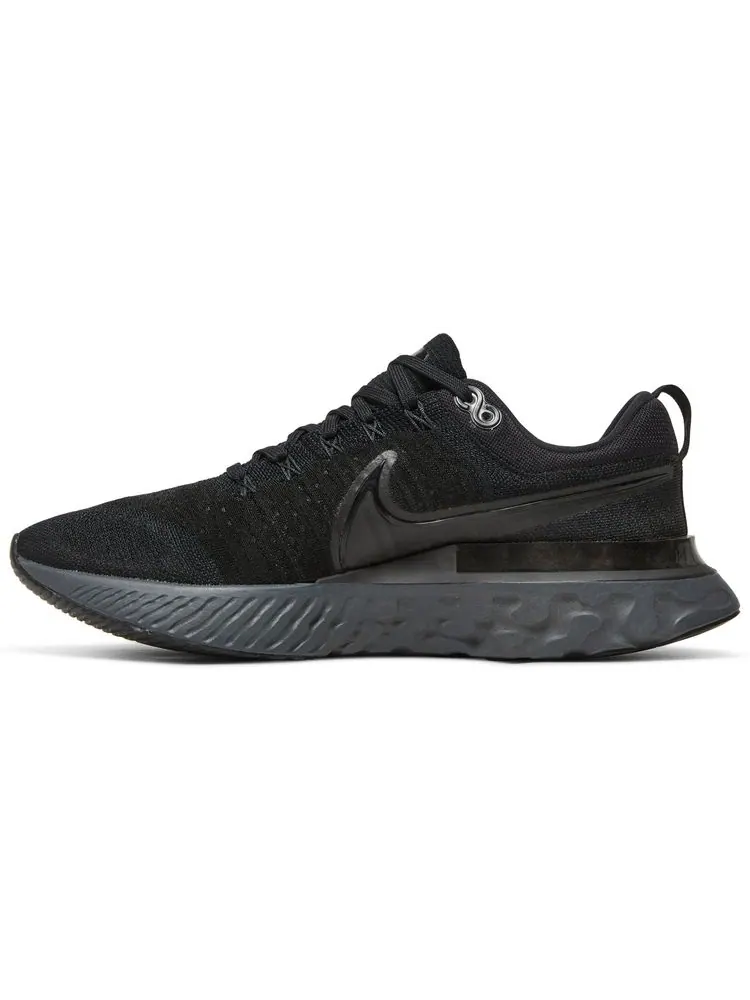 Кроссовки Nike React Infinity Run Flyknit 2 'Triple Black' — изображение 3 из 8, черный