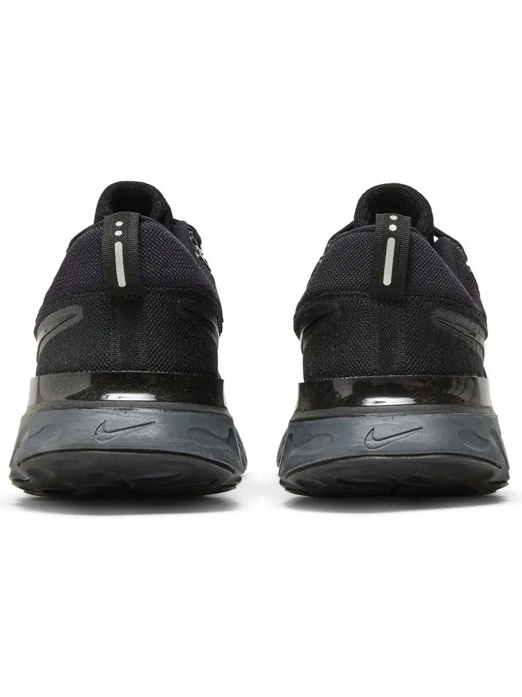 Кроссовки Nike React Infinity Run Flyknit 2 'Triple Black' — изображение 6 из 8, черный