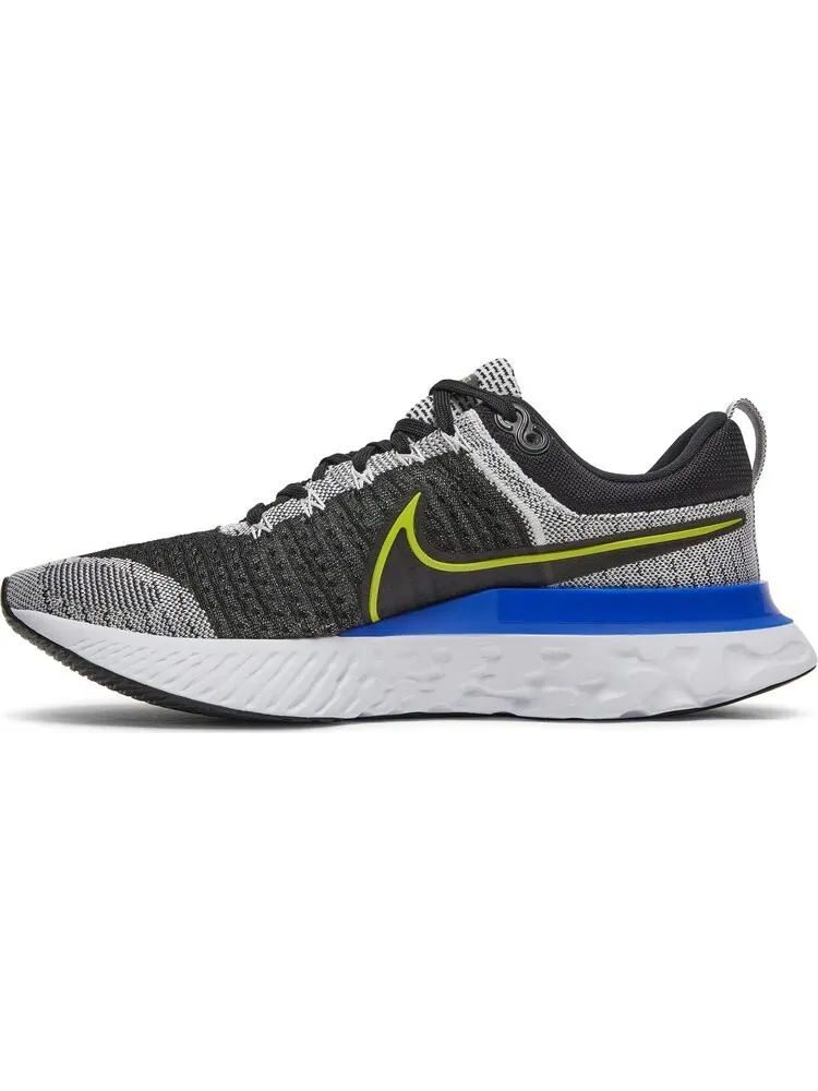 Кроссовки Nike React Infinity Run Flyknit 2 'Racer Blue Cyber' — изображение 3 из 8, черный