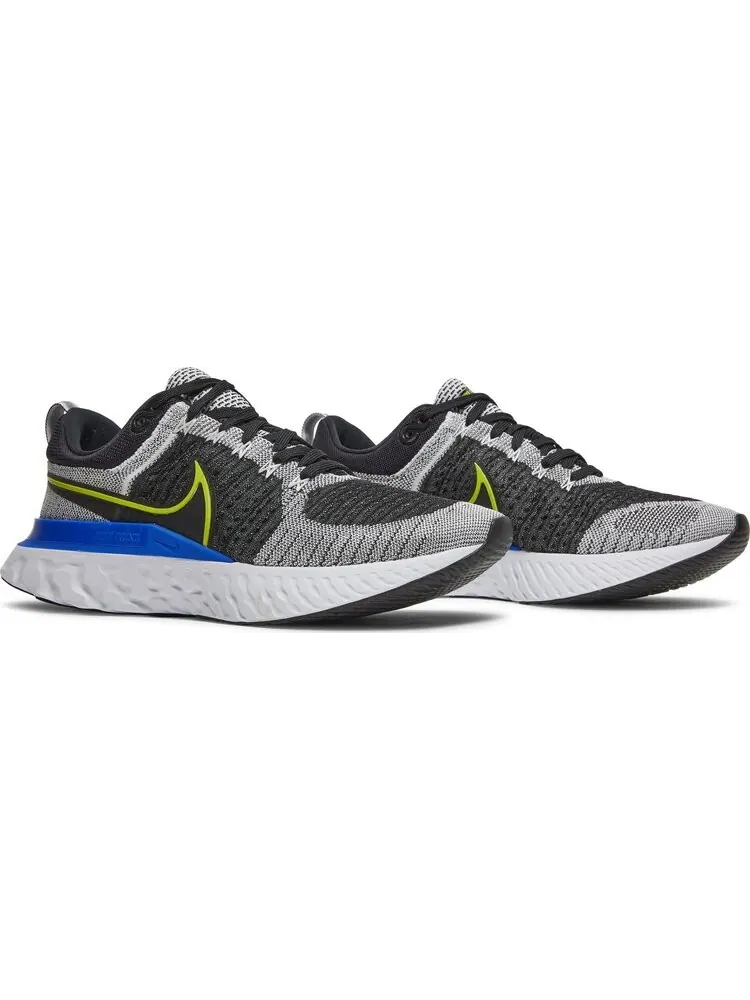 Кроссовки Nike React Infinity Run Flyknit 2 'Racer Blue Cyber' — изображение 8 из 8, черный