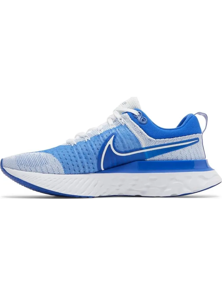 Кроссовки Nike React Infinity Run Flyknit 2 'White Hyper Royal' — изображение 3 из 8, синий
