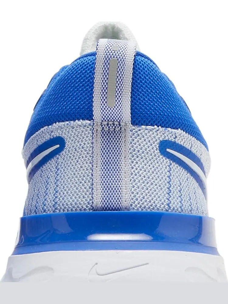 Кроссовки Nike React Infinity Run Flyknit 2 'White Hyper Royal' — изображение 7 из 8, синий