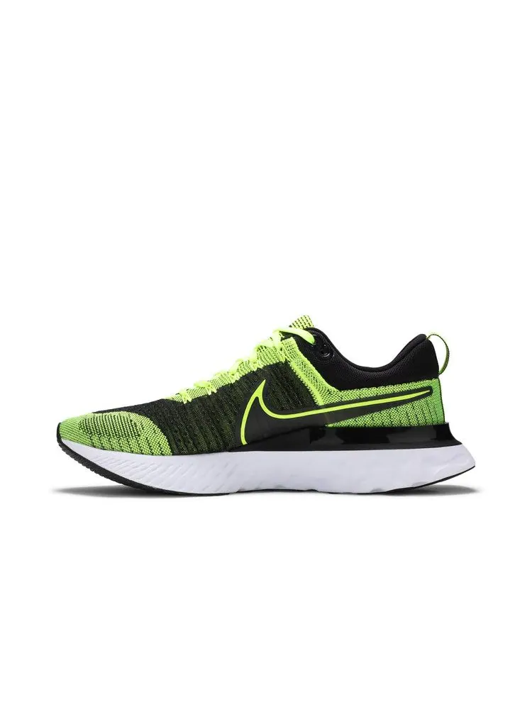 Кроссовки Nike React Infinity Run Flyknit 2 'Volt Black' — изображение 4 из 9, черный