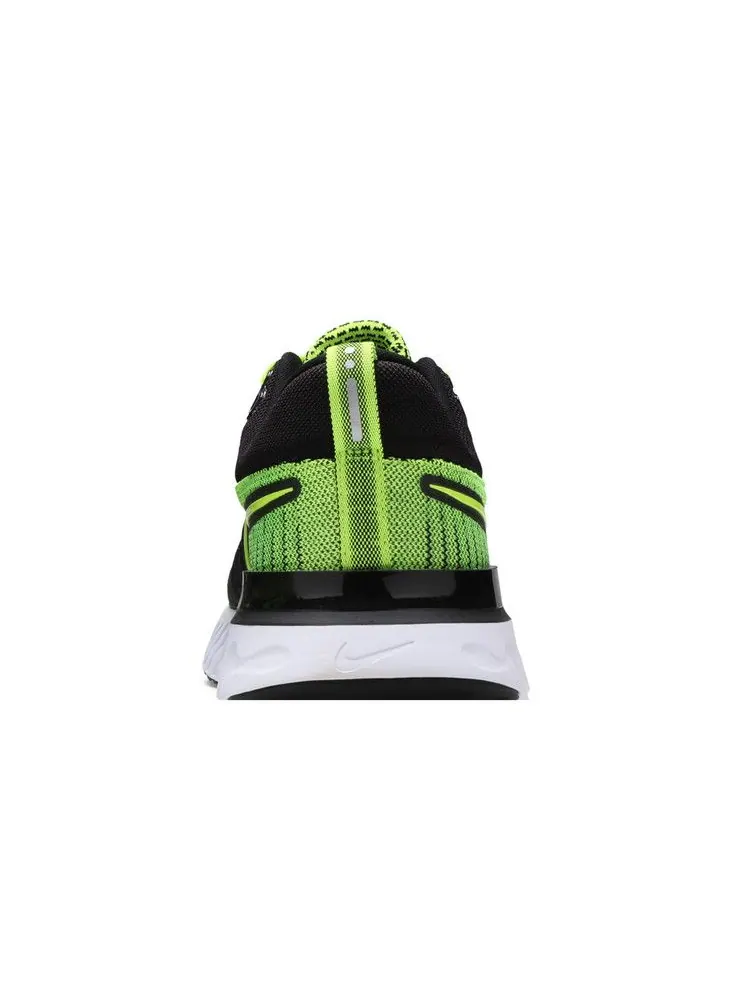 Кроссовки Nike React Infinity Run Flyknit 2 'Volt Black' — изображение 8 из 9, черный