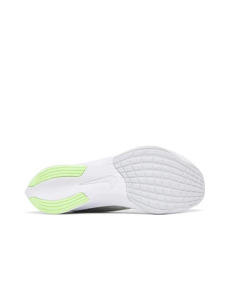 Кроссовки Nike Zoom Fly 4 'White Imperial Blue Lime Glow' — изображение 5 из 9, белый/платиновый/синий