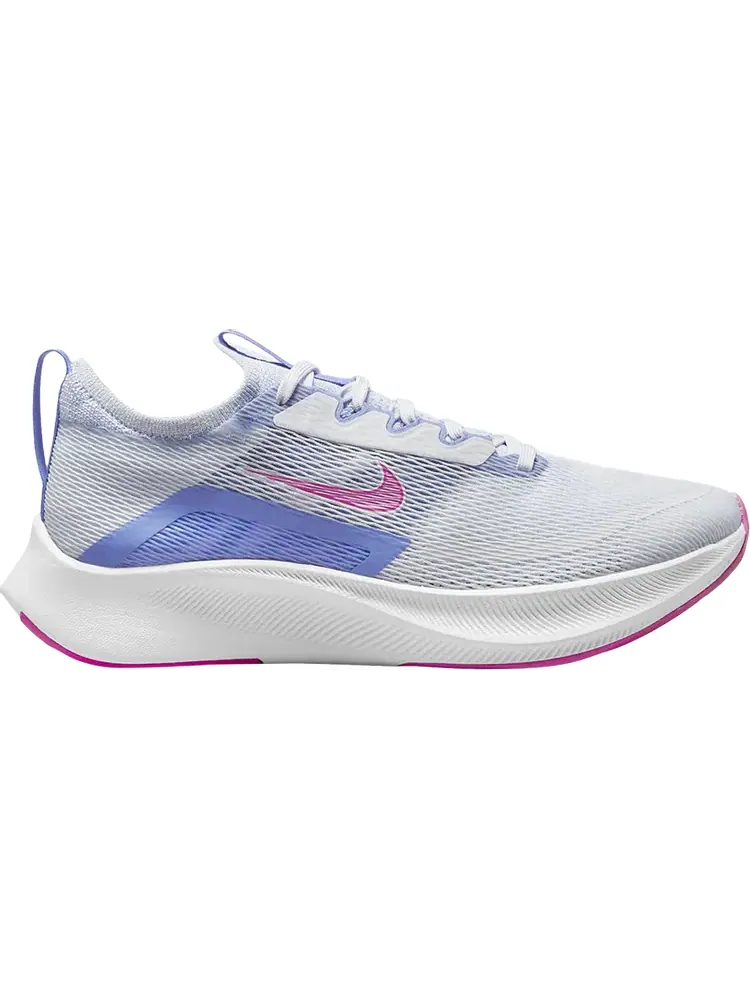 Кроссовки Nike Wmns Zoom Fly 4 'Football Grey Sapphire' — изображение 1 из 1, фиолетовый